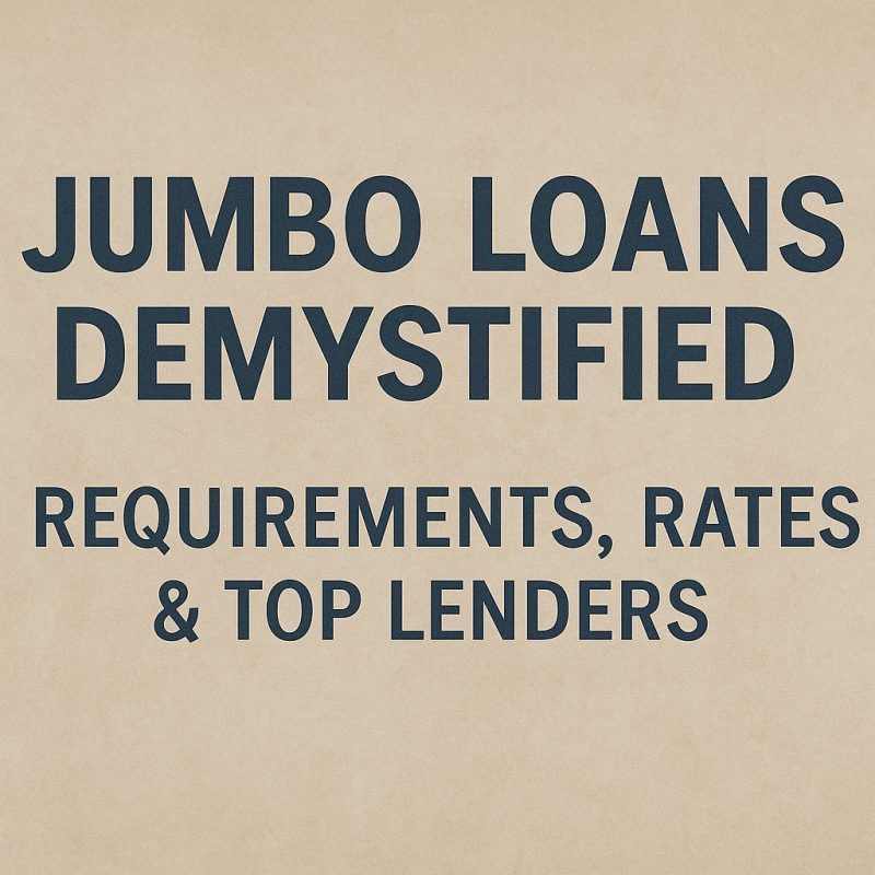 Jumbo Loans Demystified: Requirements, Rates & Top Lenders